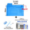 Soldering Mat ESD Antistatic Heat Resistant Insulation Work Mat Soldering Station Kit Silicone Repair Pad Maintenance Platform