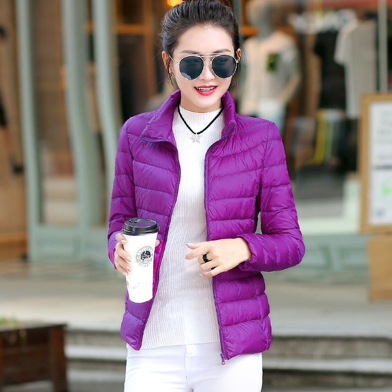 7XL Women 90% White Duck Down Coats 4XL 5XL Women&