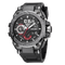 Quartz Watch For Men SMAEL Wristwatches Watcholorful Red Bracelet 50M Waterproof Alarm Clock Analog Digitals 8060 Sport Watches