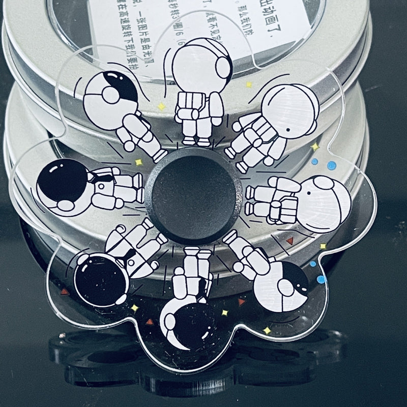 Anime Fidget Spinner Cartoon R188 Bearing ADHD EDC Relief Stress Novel Hand Fingertip Gyro 3D Running Funny Toys Kids