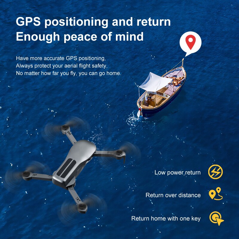 2021 New LU3 Gps Drone 8K Hd Dual Camera Profesional Helicopter Fpv Eders Foldable Rc Quadcopter 5G Wifi Brushless Motor Drones