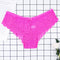 Fashion Sexy Full Lace Panties Transparent Women Briefs Female Hollow Out Low Cut Panty Breathable Bow Wholesale Underwear