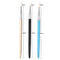 3Pcs Acrylic French Stripe Nail Art Liner Brush Set 3D Tips Manicure Ultra-thin Line Drawing Pen UV Gel Brushes Painting Tools