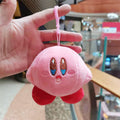 Fashion Star Kirby Plush Toys Keychain Chilkdren Toy Cute Pink Kirby Keychain Car Pendant Key Chain Woemen Keychains Toys Gifts