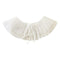 Royal Style Cotton Fake Collar Shawl Wrap Hollow Out Floral Lace Ruffled Trim Necklace Pointed Triangle Lapel Blouse