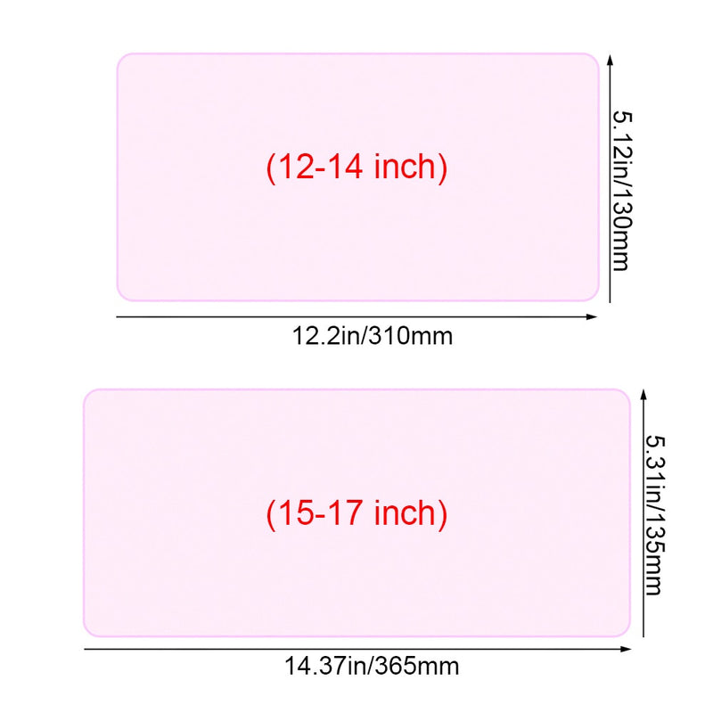 Universal Laptop Keyboard Cover Protector 12-17 inch Waterproof Dustproof Silicone Notebook Computer Keyboard Protective Film