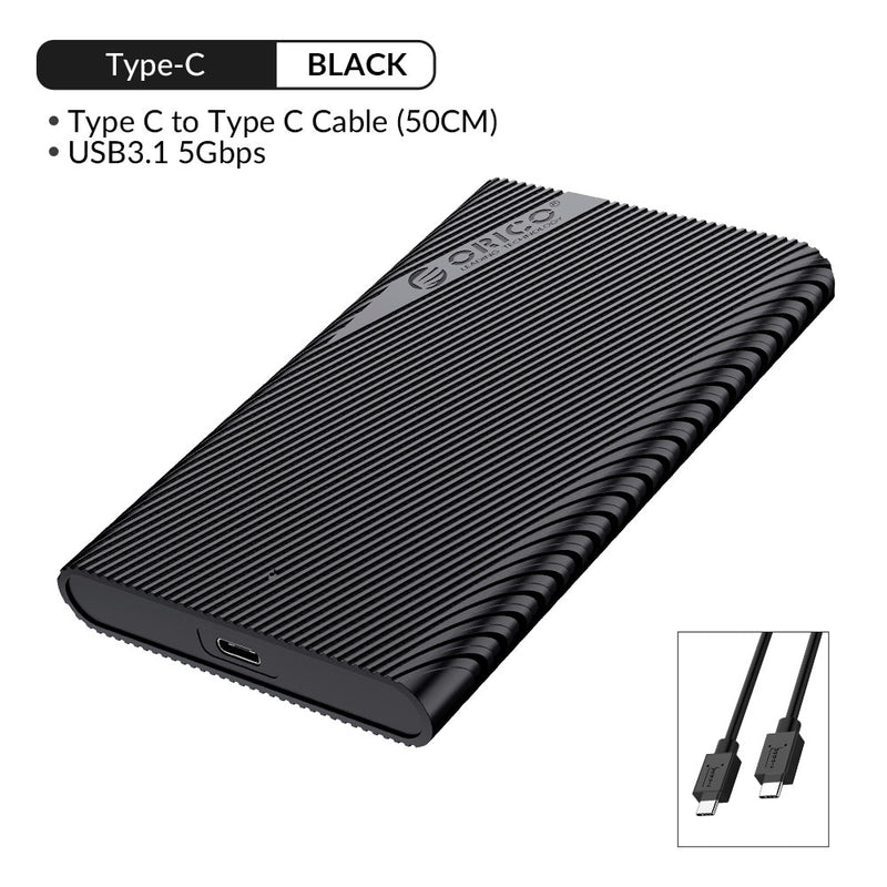 ORICO External HDD Case 2.5&quot; HDD Case USB 3.0 to SATA 5Gbps Hard Drive Case for 7-9.5mm 2.5 inch SATA hd externo for PC