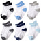 6 Pairs/lot 0 to 5 Years Anti-slip Non Skid Ankle Socks With Grips For Baby Toddler Kids Boys Girls All Seasons Cotton Socks