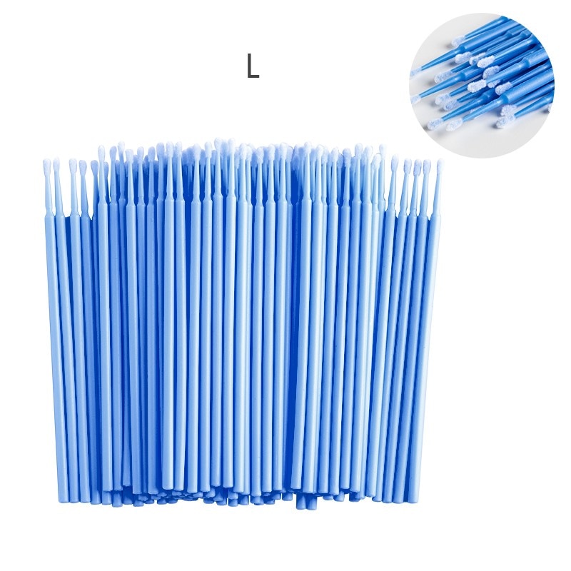 100Pcs/bag Disposable MicroBrush Eyelashes Brush Extension Individual Lash Removing Swab Micro Brush For Eyelash Extension Tools