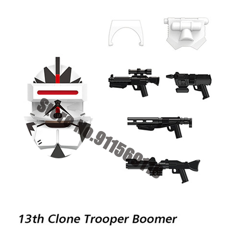 Disney Republic Commando Clone 501st Troopers Building Blocks Force 99 Scorch Sev Crosshair Wrecker Bricks Figures Toys