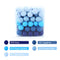 12mm 20pcs Silicone Baby Beads Round Teether Teething Beads DIY Pacifier Chain Necklace Pendant Toys BPA Free Baby Accessories