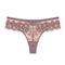 2Pcs/lot Women Sexy Lace Lingerie Temptation Low-waist Panties Embroidery Thong Transparent Hollow out Underwear Free shipping