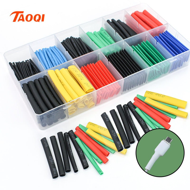 2：1 Thermoresistant Tube Heat Shrink Wrapping Kit Assorted Wire Cable Sulation Sleeving 3:1  Heat Shrink Tubing