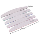 3/5/10Pcs Professional Nail File Sandpaper Strong Thick Nail Files Buffer For Manicure Sanding Half Moon Lime Nail Tools 100/180