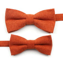 NEW Macarons Solid Color Men Bow Tie Super Soft Suede Classic Shirts Bowtie Bowknot Adult Child Butterfly Cravats For Wedding