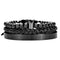 Luxury Roman Royal Crown Charm Bracelet Men Stainless Steel Geometry Pulseiras Men Open Adjustable Bracelets Couple Jewelry Gift