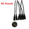 LED Male Female Adapter DC Connector 12V DC Power Plug 5.5X2.1mm For 5050 3528 LED strip light