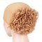 JTVOVO 2022 New Pure Color Milk Silk Pan Flower Hat Muslim Stretch Toe Cap Dubai Arab Women&