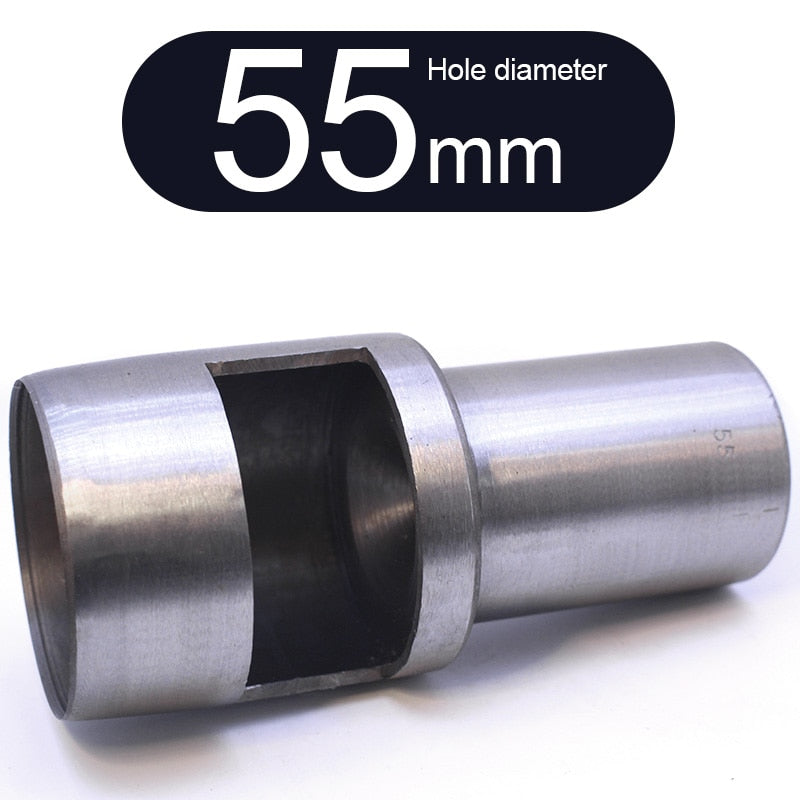 Round Punch Hollow Punch Steel Chisel Leather Puncher Cutting Tool for Belts, Metal Gaskets, Leather, Canvas (0.5mm To 60mm)