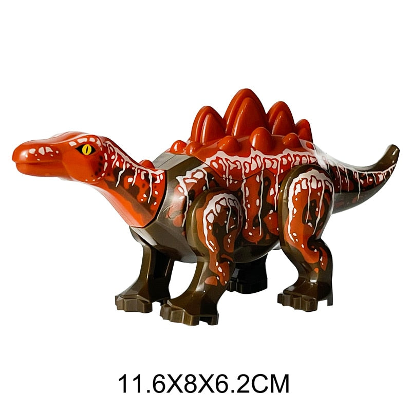 Jurassic Dinosaur Building Blocks Toys Park Compatible Major Brand Gifts Simulation Animal Rex Raptor Ankylosaur Christmas Gifts