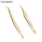 NAGARAKU Eyelash Extension Tweezers False Eyelashes Makeup Stainless Steel Professional Tweezer 3D Accurate Pincet