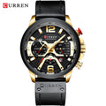 CURREN Casual Sport Watches for Men Top Brand Luxury Military Leather Wrist Watch Man Clock Fashion Chronograph Wristwatch