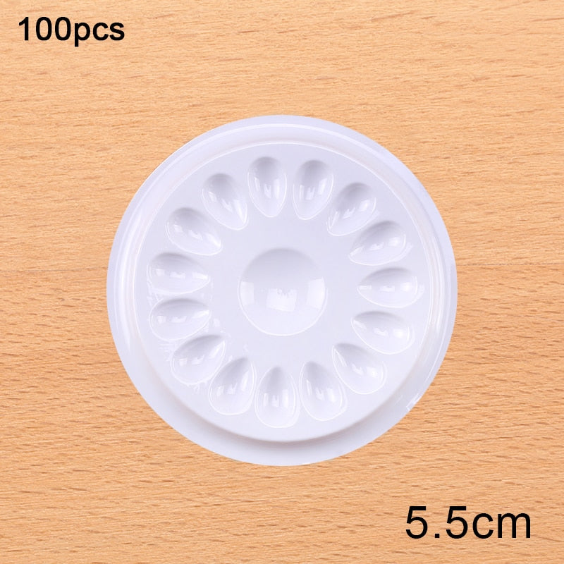 Wholesale Glue Gasket Eyelash glue holder Adhesive Pallet Eyelash Extension glue pads stand on eyelash plastic makeup tools