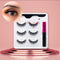 3Pairs Magnetic Lashes 3D Mink Eyelashes Wholesale Fake Eyelashes Magnetic Eyeliner With Tweezer Makeup Set For Beauty Faux Cils