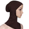 Muslim Underscarf Women Modal Hijab Cap Adjustable Muslim Stretchy Turban Full Cover Shawl Cap Full Neck Coverage for Lady