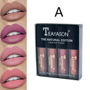 4/6PCS Women Fashion Pumpkin Color Matte Velvet Lipstick Set Moisturizer Sexy Lip Stick Makeup Beauty Cosmetic