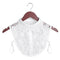 Women Cotton Lace Fake Collar Blouse Vintage Detachable Collar Women&