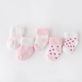 5Pair/lot New boy and girl  baby socks thick newborn autumn and winter warm foot sock