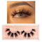 FOXESJI Makeup Eyelashes 3D Mink Lashes Fluffy Soft Wispy Natural Cross Lash Extension Reusable Fake Lashes Mink False Eyelashes