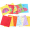96 Pcs/Set Cartoon Color Paper Cutting Toys DIY Kids Craft Animal Handcraft Paper Art Learning Educational Toy