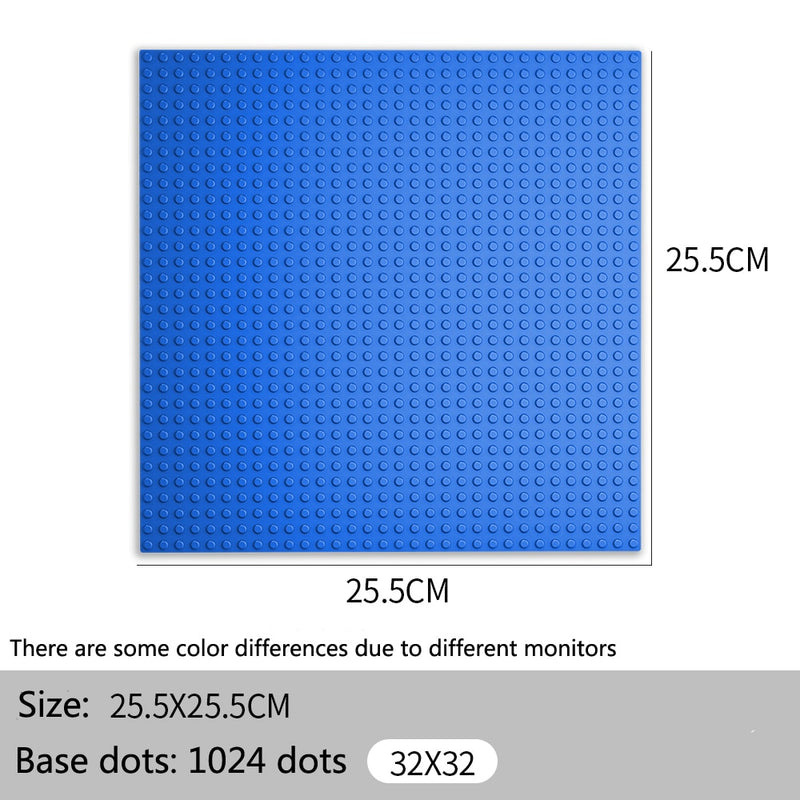 32*32 50*50 Dots Classic Base Plates Blocks DIY Small Size City Road Bricks Baseplates Construction Building Toys For Kids Gifts