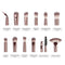 MAANGE Pro 3/5/12 Pcs Makeup Brushes Set Eyeshadow Eyeliner Eyelash Eyebrow Brush Beauty Make up Blending Tools Maquiagem
