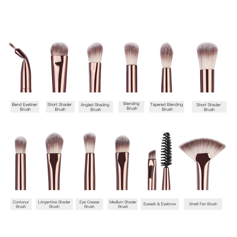 MAANGE Pro 3/5/12 Pcs Makeup Brushes Set Eyeshadow Eyeliner Eyelash Eyebrow Brush Beauty Make up Blending Tools Maquiagem