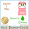 Custom-Made Stamp Baby Boys Girls DIY Toys For Children Customized Sticker Name Seal Student Clothes Chapter No Fade Security 01