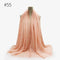 180X95CM Women Classic Muslim Crinkle Hijab Scarf Soft Cotton Head Scarves Turban Shawls Wraps Islamic Headband Femme Musulman