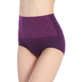 Cotton women&#39;s panties elastic soft large size 4XL Underpanties Embossed ROSE Ladies underwear Breathable sexy High waist briefs