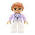 Big Size Action Figures City Princess Policemen Family Building Block Doll Character Accessory Toys Assembly Children Kids Gift