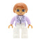 Big Size Action Figures City Princess Policemen Family Building Block Doll Character Accessory Toys Assembly Children Kids Gift