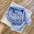 Wome&#39;s Scarves Malaysian Muslim Hijabs Wraps Pearl Chiffon Plain Solid Color Arab Modest Headscarf Rectangle Long Shawl 175x70cm