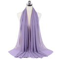72*175cm Hijab Chiffon 2021 Maxi Big Size Scarf For Muslim Women Headscarf Ladies Headwraps Pashmina Hijab Muslim Fashion Islam