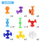 New Soft Building Blocks kids DIY Pop squigz sucker Funny Silicone block Model Construction Toys Creative Gifts For Children Boy