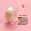 600Pcs/box Big  Eyelid Tape Sticker Double Fold Self Adhesive Eyelid Tape Stickers S/L Makeup Clear Beige Invisible Tool