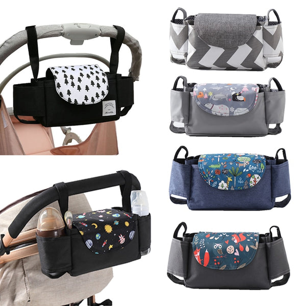 Stroller Bag Pram Stroller Organizer Baby Stroller Accessories Stroller Cup Holder Cover Baby Bag Organizer Travel Accessories
