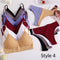 2PC Underwear Set Women Seamless Bra Set Wireless Bra Sexy High Waisted Female Underpants Comfortable Basic Bralette Lingerie