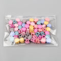 30Pcs/Bag Cute Girls Baby Heart Flower Crown Animals Colorful Hair Claws Sweet Hairpins Hair Clips Kid Hair Accessories