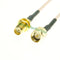 RG316 RG174 Cable SMA Male To SMA Male Female Nut Bulkhead Extension Coax Jumper Pigtail